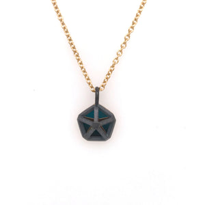 Custom Jewelry, Medium pentagon pendant, Erin Stuart, Greenville, South Carolina