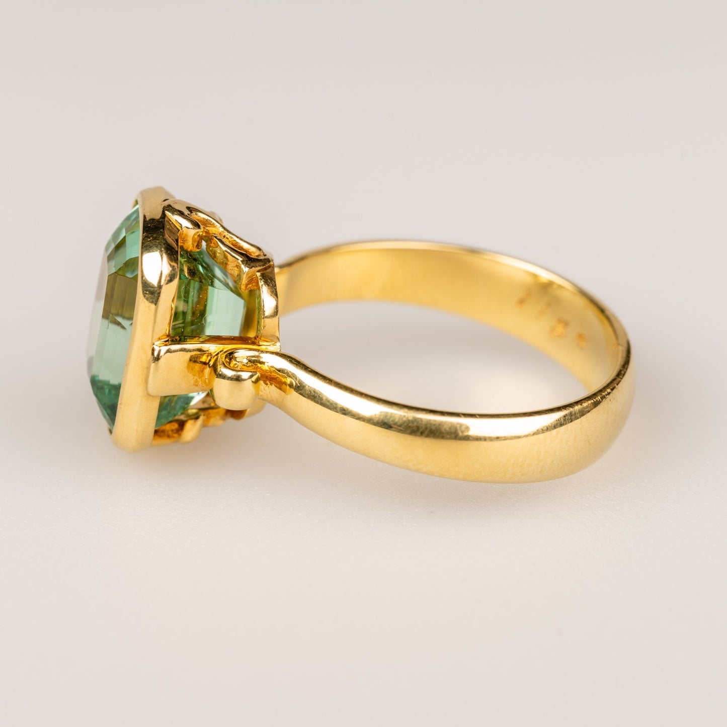 Mint Green Tourmaline Ring