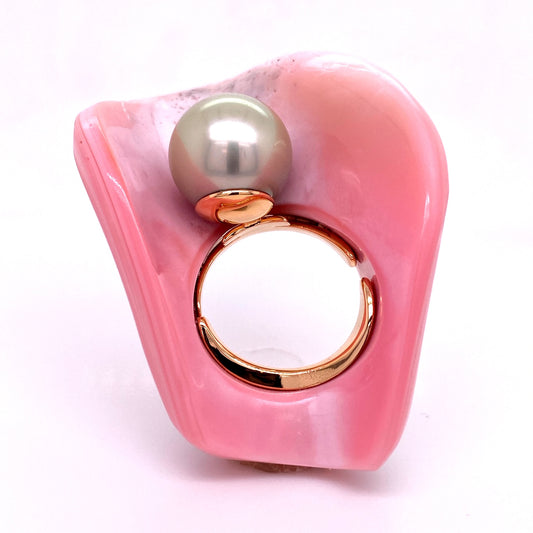 Custom Jewelry, Conch Shell Ring, llyn strong, Greenville, South Carolina