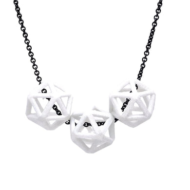 custom jewelry, silver, isohedron, necklace, erin stuart, greenville, south carolina