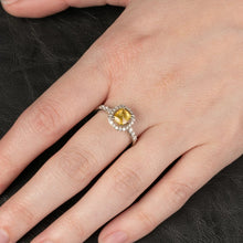 Load image into Gallery viewer, Custom Jewelry, Yellow Diamond Rose Cut Ring, llyn strong, Greenville - South Carolina