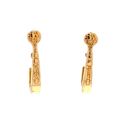 Custom Jewelry, Textured swoop hoops, llyn strong, Greenville, SC