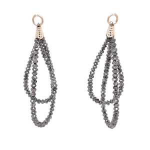 25.75 Carat Steele Gray Diamond Loop Jackets