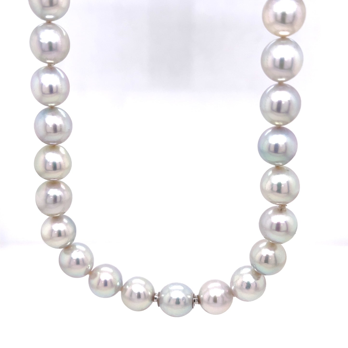 Akoya Silver Pearl Necklace