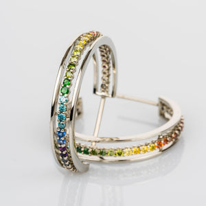 Custom Jewelry, Equality hoops, sydney strong, greenville, south carolina