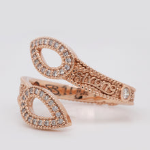 Load image into Gallery viewer, 18k Rose Gold Strong Pair Diamond Ring