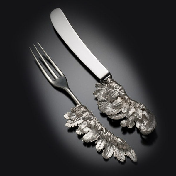 custom jewelry, silver, silverware, fork, llyn strong, greenville, south carolina