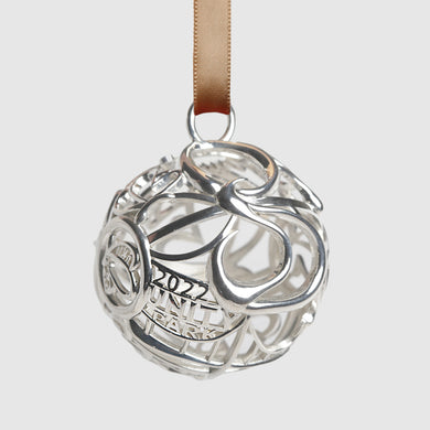 2022 Greenville Sphere Ornament Sterling Silver